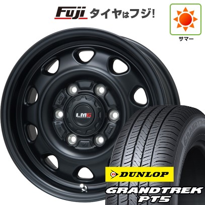 ランクル300 夏タイヤ ホイール4本セット 265/65R18 ダンロップ グラントレック PT5 レアマイスター LMG OFF-STYLE(マットブラック) 18インチ