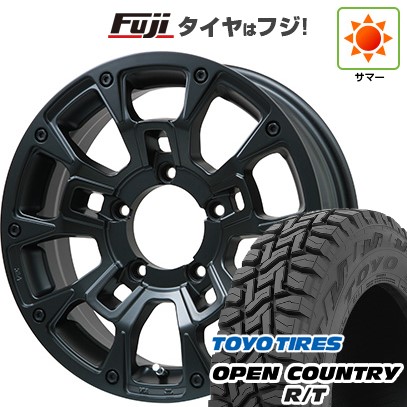 ジムニーシエラ/ジムニーノマド 夏タイヤ ホイール4本セット 215/70R16 トーヨー オープンカントリー R/T RBL ビッグウエイ B-LUGNAS BRD(マットブラック) 16インチ