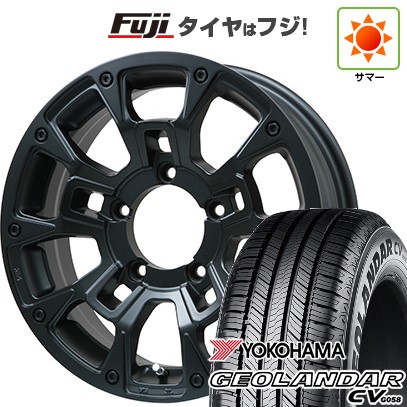 ジムニーシエラ/ジムニーノマド 夏タイヤ ホイール4本セット 195/80R15 ヨコハマ ジオランダー CV G058 ビッグウエイ B-LUGNAS BRD(マットブラック) 15インチ