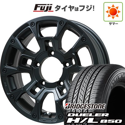 ジムニーシエラ/ジムニーノマド 夏タイヤ ホイール4本セット 215/70R16 ブリヂストン デューラー H/L850 ビッグウエイ B-LUGNAS BRD(マットブラック) 16インチ