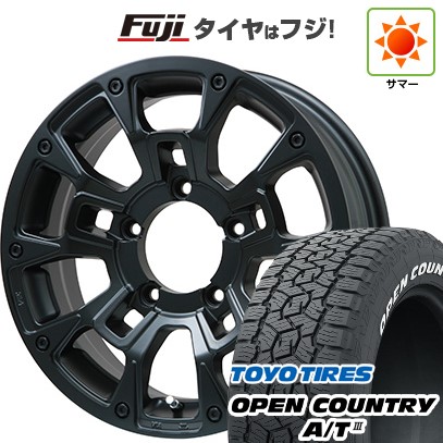 ジムニーシエラ/ジムニーノマド 夏タイヤ ホイール4本セット 215/70R16 トーヨー オープンカントリー A/T III RBL ビッグウエイ B-LUGNAS BRD(マットブラック) 16インチ