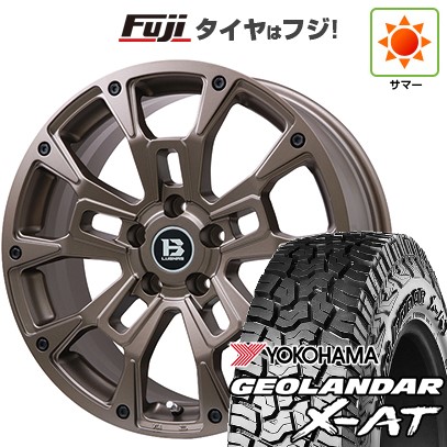 デリカD5 夏タイヤ ホイール4本セット 235/70R16 ヨコハマ ジオランダー X-AT G016 OWL ビッグウエイ B-LUGNAS BRD(マットブロンズ) 16インチ