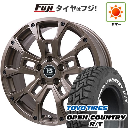 デリカD5 夏タイヤ ホイール4本セット 235/70R16 トーヨー オープンカントリー R/T RWL/RBL ビッグウエイ B-LUGNAS BRD(マットブロンズ) 16インチ