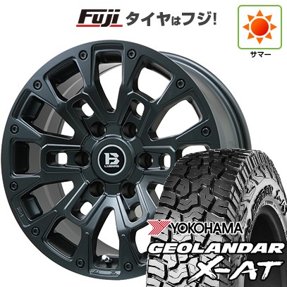 プラド/ハイラックス/トライトン(GSR) 夏タイヤ ホイール4本セット 265/65R17 ヨコハマ ジオランダー X-AT G016 ビッグウエイ B-LUGNAS BRD(マットブラック) 17インチ