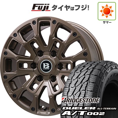 プラド/ハイラックス/トライトン(GSR) 夏タイヤ ホイール4本セット 265/65R17 ブリヂストン デューラー A/T002 OWL/RBL ビッグウエイ B-LUGNAS BRD(マットブロンズ) 17インチ