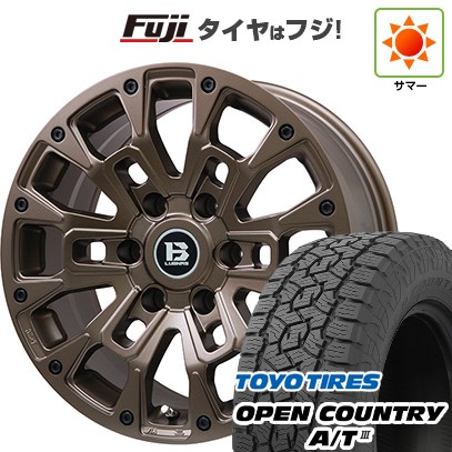 プラド/ハイラックス/トライトン(GSR) 夏タイヤ ホイール4本セット 265/65R17 トーヨー オープンカントリー A/T III RBL ビッグウエイ B-LUGNAS BRD(マットブロンズ) 17インチ