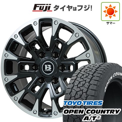 プラド/ハイラックス/トライトン 夏タイヤ ホイール4本セット 265/60R18 トーヨー オープンカントリー A/T III RWL/RBL ビッグウエイ B-LUGNAS BRD 18インチ