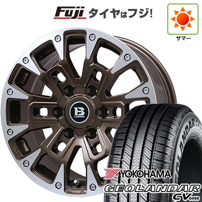 プラド/ハイラックス/トライトン 夏タイヤ ホイール4本セット 265/60R18 ヨコハマ ジオランダー CV G058 ビッグウエイ B-LUGNAS BRD(ブロンズポリッシュ) 18インチ