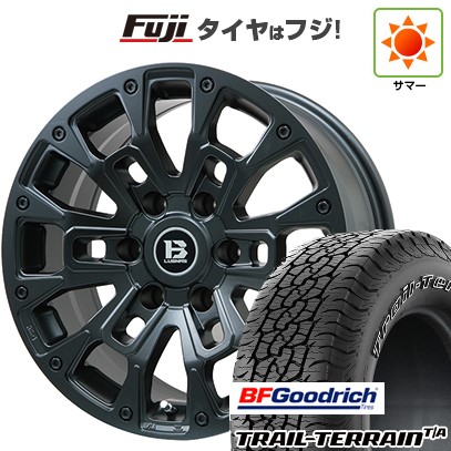 プラド/ハイラックス/トライトン(GSR) 夏タイヤ ホイール4本セット 265/65R17 BFグッドリッチ トレールテレーンT/A ORWL ビッグウエイ B-LUGNAS BRD(マットブラック) 17インチ