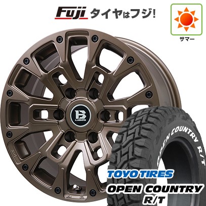 プラド/ハイラックス/トライトン(GSR) 夏タイヤ ホイール4本セット 265/65R17 トーヨー オープンカントリー R/T RWL/RBL ビッグウエイ B-LUGNAS BRD(マットブロンズ) 17インチ
