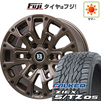 プラド/ハイラックス/トライトン 夏タイヤ ホイール4本セット 265/60R18 ファルケン ジークス S/TZ 05 ビッグウエイ B-LUGNAS BRD(マットブロンズ) 18インチ