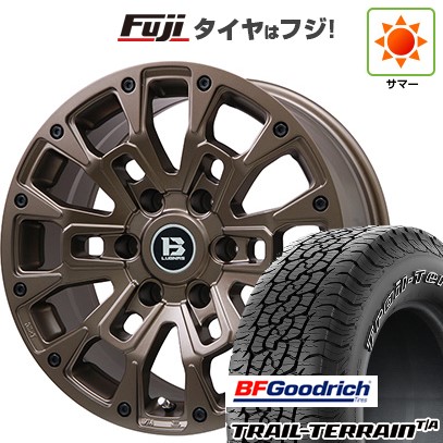 プラド/ハイラックス/トライトン(GSR) 夏タイヤ ホイール4本セット 265/65R17 BFグッドリッチ トレールテレーンT/A ORWL ビッグウエイ B-LUGNAS BRD(マットブロンズ) 17インチ