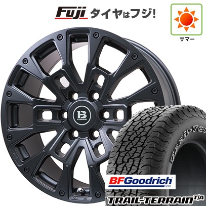 プラド 夏タイヤ ホイール4本セット 275/55R20 BFグッドリッチ トレールテレーンT/A ORWL ビッグウエイ B-LUGNAS BRD(マットブラック) 20インチ