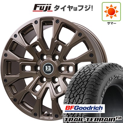 プラド 夏タイヤ ホイール4本セット 275/55R20 BFグッドリッチ トレールテレーンT/A ORWL ビッグウエイ B-LUGNAS BRD(マットブロンズ) 20インチ