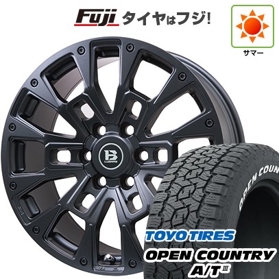 プラド 夏タイヤ ホイール4本セット 275/55R20 トーヨー オープンカントリー A/T III RWL/RBL ビッグウエイ B-LUGNAS BRD(マットブラック) 20インチ