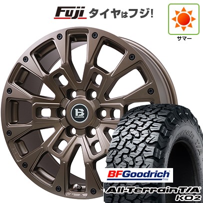 ランクル250 夏タイヤ ホイール4本セット 265/60R20 BFグッドリッチ オールテレーンT/A KO2 RBL ビッグウエイ B-LUGNAS BRD(マットブロンズ) トヨタ車専用 20インチ