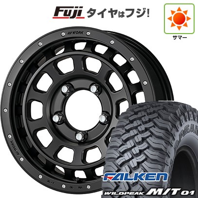 ジムニー 夏タイヤ ホイール4本セット 185/85R16 ファルケン ワイルドピーク M/T01 WORK ワーク クラッグ ティーグラビック SHADOW EDITION 16インチ