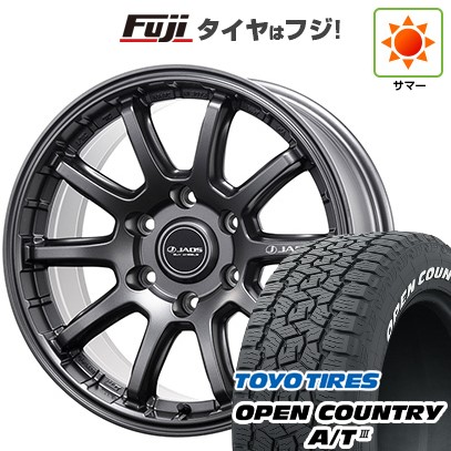 プラド/ハイラックス/トライトン(GSR) 夏タイヤ ホイール4本セット 265/65R17 トーヨー オープンカントリー A/T III RWL/RBL ジャオス トライブクロス 17インチ