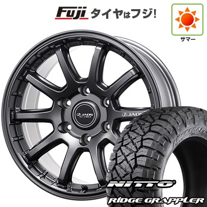 【パンク保証付き】プラド/ハイラックス 夏タイヤ ホイール4本セット 265/70R17 ニットー リッジグラップラー ジャオス トライブクロス 17インチ