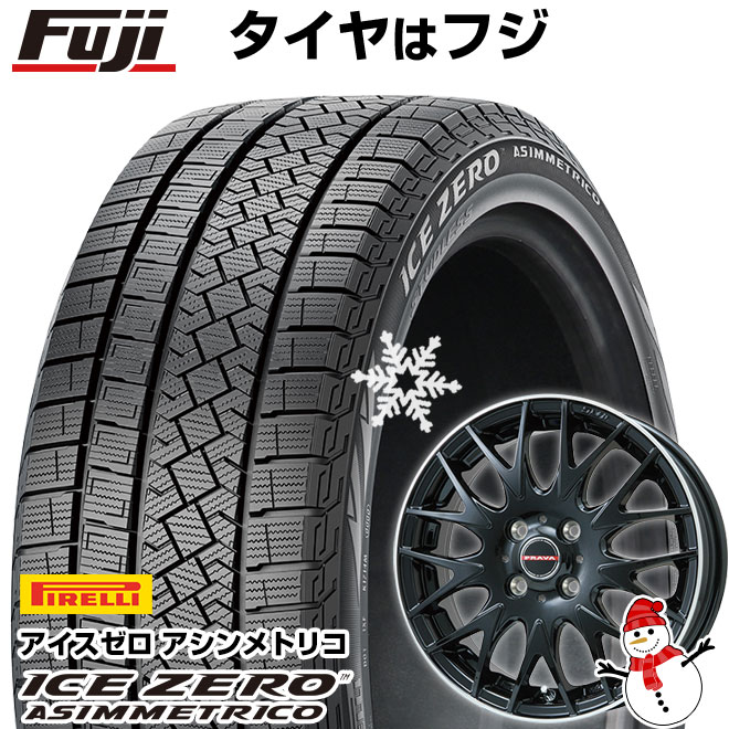 【新品】シエンタ 2015-22 スタッドレスタイヤ ホイール4本セット 185/60R15 ピレリ ウィンター アイスゼロアシンメトリコ ビッグウエイ LEYSEEN プラバ9MJrII 15インチ(送料無料)