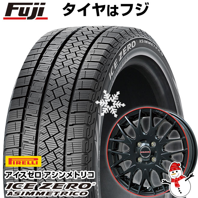 【新品】シエンタ 2015-22 スタッドレスタイヤ ホイール4本セット 185/60R15 ピレリ ウィンター アイスゼロアシンメトリコ ビッグウエイ LEYSEEN プラバ9MJrII 15インチ(送料無料)