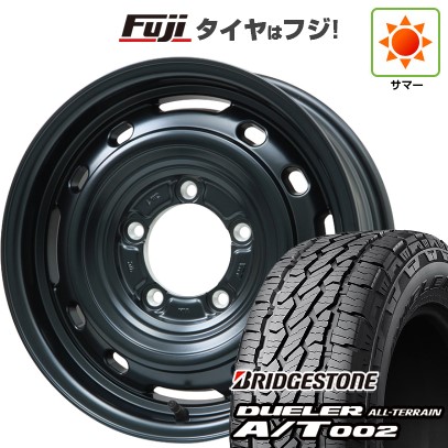 【新品】ジムニー 夏タイヤ ホイール4本セット 175/80R16 ブリヂストン デューラー A/T002 RBL レアマイスター LMG OFF-STYLE 2 (マットブラック) 16インチ