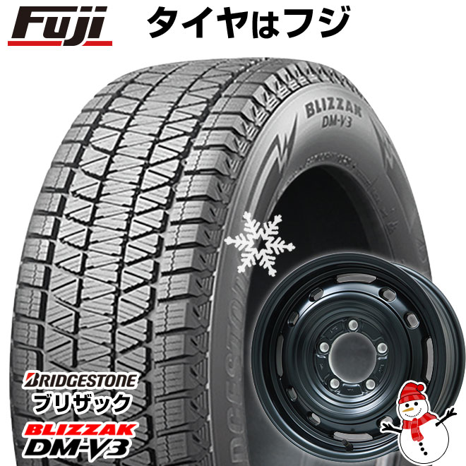 【新品】ジムニー スタッドレスタイヤ ホイール4本セット 175/80R16 ブリヂストン ブリザック DM-V3 DMV3 レアマイスター LMG OFF-STYLE 2 (マットブラック) 16インチ(送料無料)