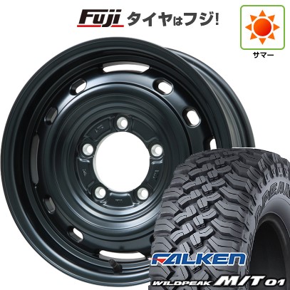 【新品】ジムニー 夏タイヤ ホイール4本セット 185/85R16 ファルケン ワイルドピーク M/T01 レアマイスター LMG OFF-STYLE 2 (マットブラック) 16インチ