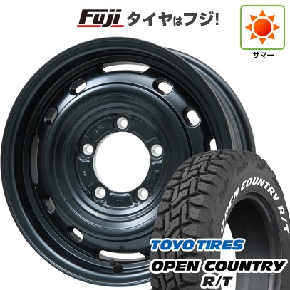 【新品】ジムニー 夏タイヤ ホイール4本セット 185/85R16 トーヨー オープンカントリー R/T RWL/RBL レアマイスター LMG OFF-STYLE 2 (マットブラック) 16インチ