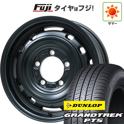 【新品】ジムニー 夏タイヤ ホイール4本セット 175/80R16 ダンロップ グラントレック PT5 レアマイスター LMG OFF-STYLE 2 (マットブラック) 16インチ