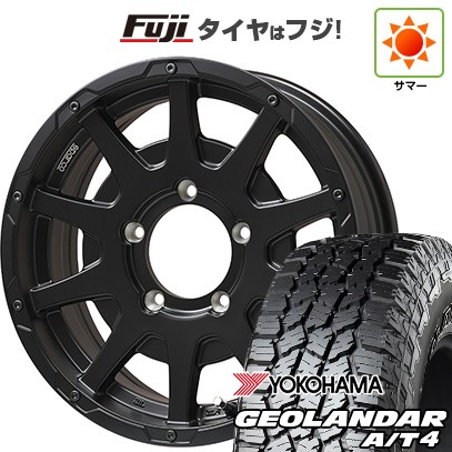 ジムニー 夏タイヤ ホイール４本セット 185/85R16 ヨコハマ ジオランダー A/T4 G018 WL/RBL OZ SPARCO ダカール【限定】 16インチ