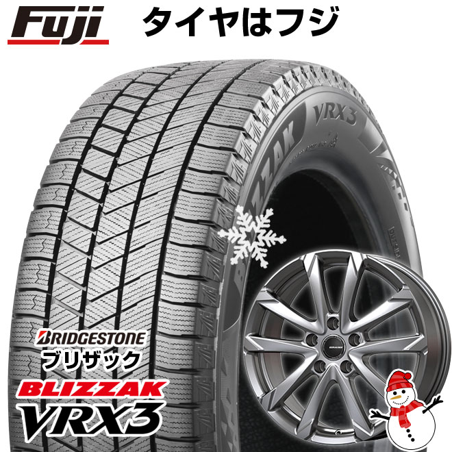 【新品】40系アルファード/ヴェルファイア用 スタッドレスタイヤ ホイール４本セット 225/60R18 ブリヂストン ブリザック VRX3 コーセイ クレイシズ GC36F トヨタ車専用 18インチ(送料無料)