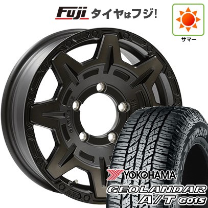 【新品】ジムニー 夏タイヤ ホイール4本セット 175/80R16 ヨコハマ ジオランダー A/T G015 RBL ウェッズ クロスオーバーガーメンツ Style M 16インチ