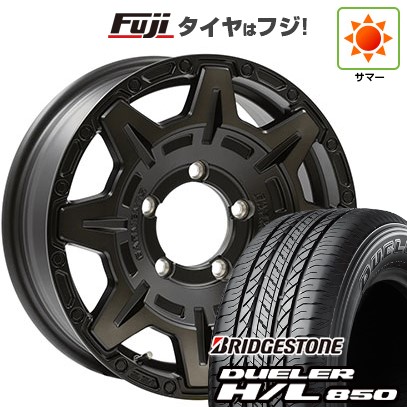 【新品】ジムニー 夏タイヤ ホイール4本セット 175/80R16 ブリヂストン デューラー H/L850 ウェッズ クロスオーバーガーメンツ Style M 16インチ