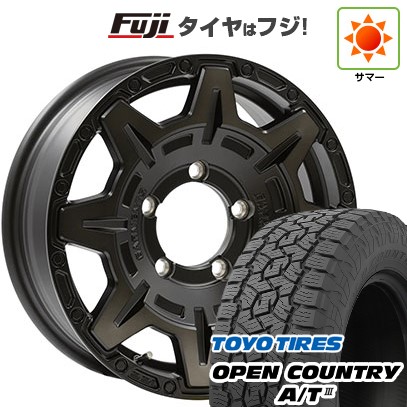【新品】ジムニーシエラ 夏タイヤ ホイール4本セット 215/70R16 トーヨー オープンカントリー A/T III RWL/RBL ウェッズ クロスオーバーガーメンツ Style M 16インチ