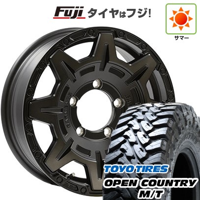 【新品】ジムニー 夏タイヤ ホイール4本セット 195/80R16 トーヨー オープンカントリー M/T ウェッズ クロスオーバーガーメンツ Style M 16インチ