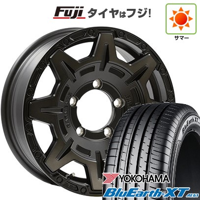 【新品】ジムニーシエラ 夏タイヤ ホイール4本セット 215/70R16 ヨコハマ ブルーアース XT AE61 ウェッズ クロスオーバーガーメンツ Style M 16インチ