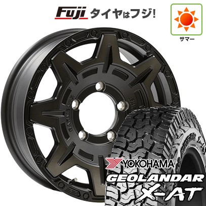 【新品】ジムニーシエラ 夏タイヤ ホイール4本セット 215/70R16 ヨコハマ ジオランダー X-AT G016 ウェッズ クロスオーバーガーメンツ Style M 16インチ