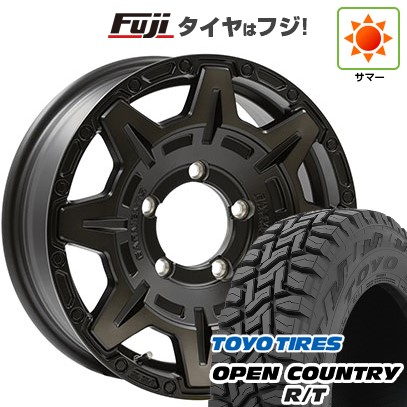 【新品】ジムニーシエラ 夏タイヤ ホイール4本セット 215/70R16 トーヨー オープンカントリー R/T RBL ウェッズ クロスオーバーガーメンツ Style M 16インチ