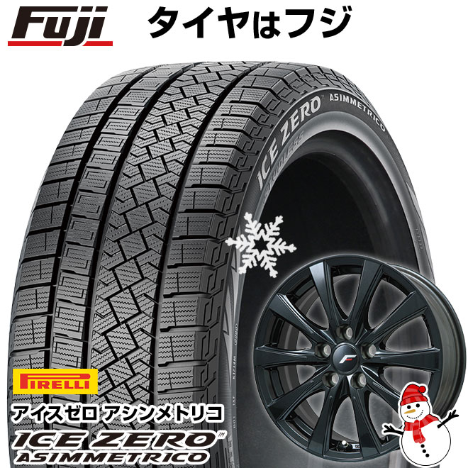 【新品】40系アルファード/ヴェルファイア用 スタッドレスタイヤ ホイール4本セット 225/65R17 ピレリ ウィンター アイスゼロアシンメトリコ レアマイスター LF-イゾラII ブラックメタリック(平座ナット) 17インチ(送料無料)