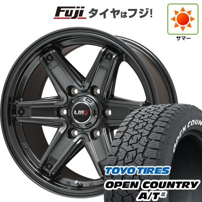 プラド/ハイラックス/トライトン(GSR) 夏タイヤ ホイール4本セット 265/65R17 トーヨー オープンカントリー A/T III RWL/RBL レアマイスター LMG エトナ(ディープグレー) 17インチ