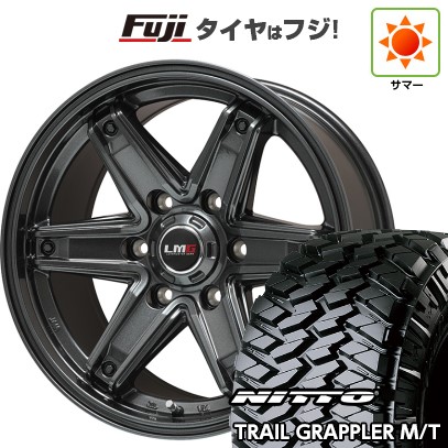 プラド/ハイラックス 夏タイヤ ホイール4本セット 265/70R17 ニットー トレイルグラップラー M/T レアマイスター LMG エトナ(ディープグレー) 17インチ