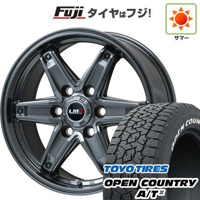 ランクル300 夏タイヤ ホイール4本セット 265/65R18 トーヨー オープンカントリー A/T III RWL/RBL レアマイスター LMG エトナ(ディープグレー) 18インチ