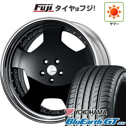 シビック(FL系 FK系)等 夏タイヤ ホイール4本セット 235/35R19 ヨコハマ ブルーアース GT AE51 WORK ワーク ランベック LDZ 19インチ