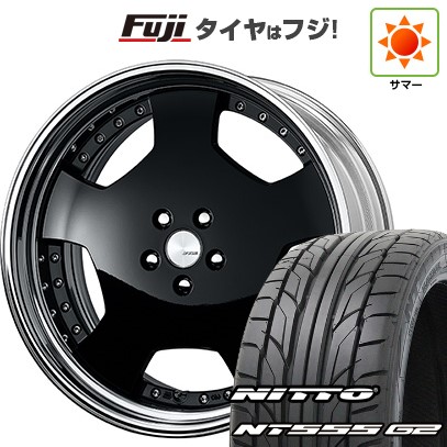 【パンク保証付き】シビック(FL系 FK系)等 夏タイヤ ホイール4本セット 235/35R19 ニットー NT555 G2 WORK ワーク ランベック LDZ 19インチ