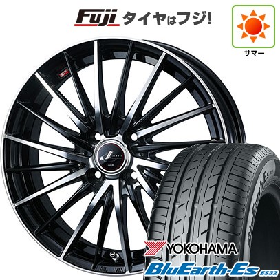 【新品】ルーミー・パッソ・ジャスティ・トール 夏タイヤ ホイール4本セット 175/55R15 ヨコハマ ブルーアース ES32 ウェッズ レオニス FR 15インチ