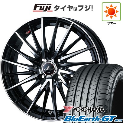 【新品】60系プリウス 夏タイヤ ホイール4本セット 195/60R17 ヨコハマ ブルーアース GT AE51 ウェッズ レオニス FR 17インチ
