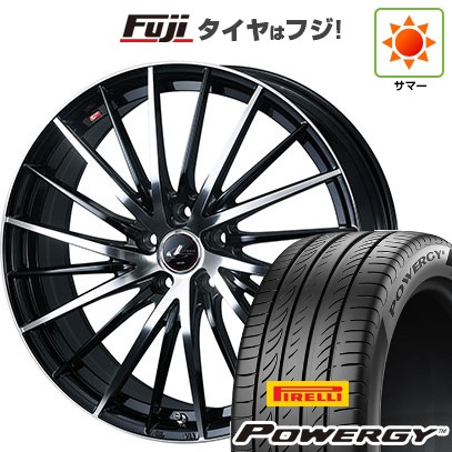 シビック(FL系 FK系)等 夏タイヤ ホイール4本セット 235/35R19 ピレリ パワジー WEDS ウェッズ レオニス FR 19インチ