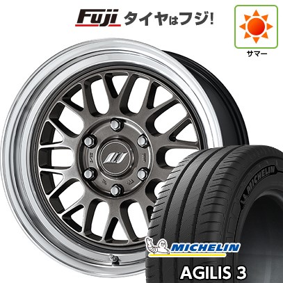 ハイエース200系 夏タイヤ ホイール4本セット 215/60R17 109/107T ミシュラン アジリス3 WORK ワーク XTRAP M1HC 17インチ