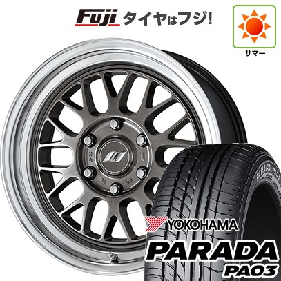 ハイエース200系 夏タイヤ ホイール4本セット 225/50R18 107/105H ヨコハマ PARADA PA03 ブラックレター WORK ワーク XTRAP M1HC 18インチ